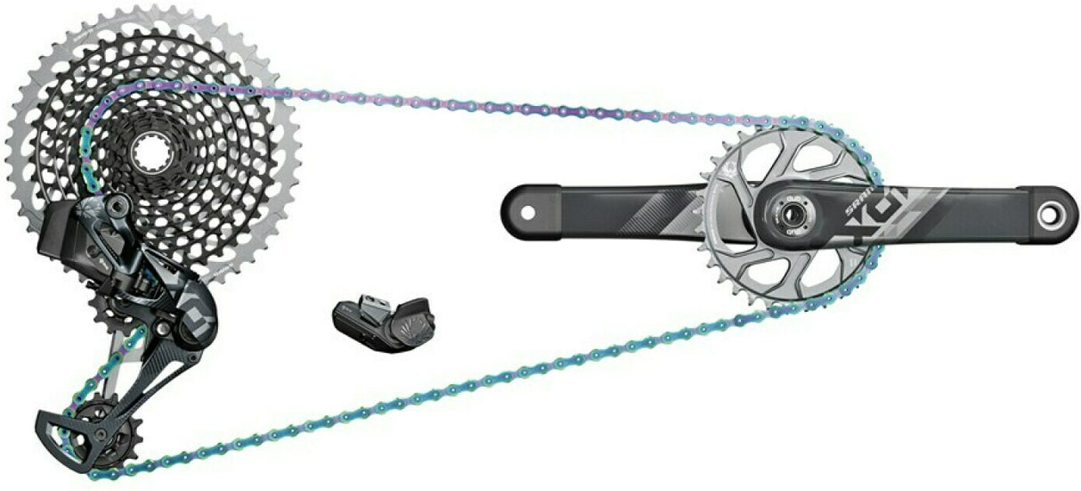 SRAM Schaltwerk X01 Eagle AXS 12-fach, lunar grey ohne Batterie