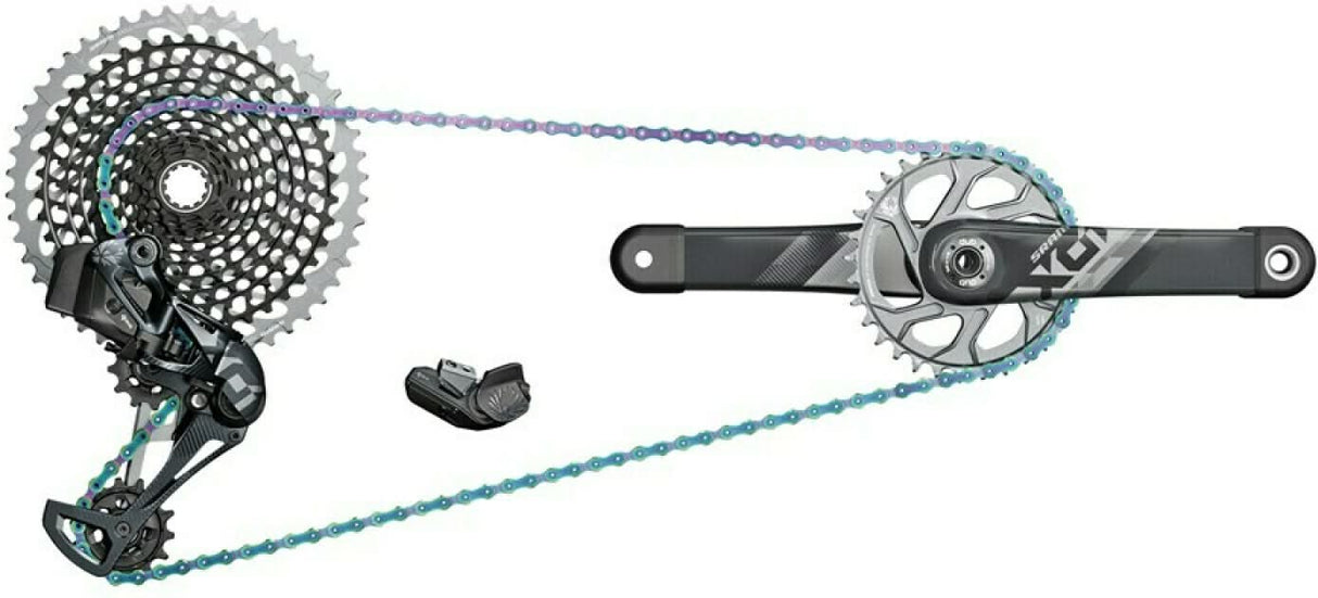 SRAM Schaltwerk X01 Eagle AXS 12-fach, lunar grey ohne Batterie