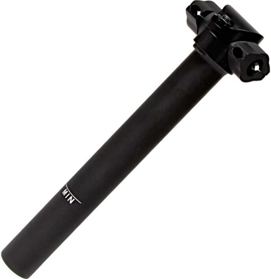 Sztyca BMX Tempered Railed "T" Logo Seat Post 320mm | Ride Hub