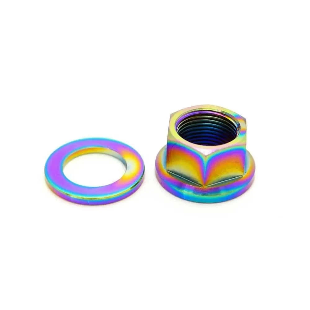 TLC Titanium BMX Nakrętka do Ośki z Podkładką | RideHub