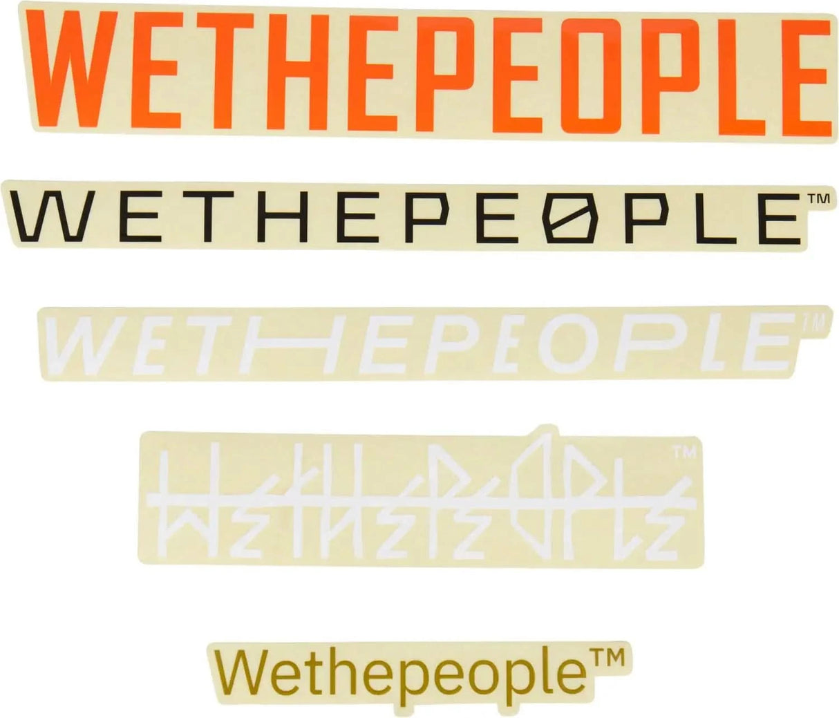 Zestaw naklejek BMX Wethepeople 4BIG Sticker Set | Ride Hub