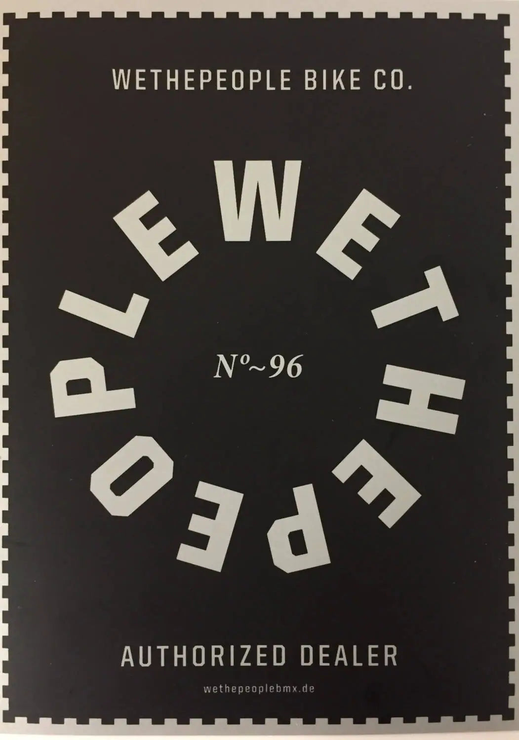 Naklejka Wethepeople Authorized Dealer Sticker | Ride Hub