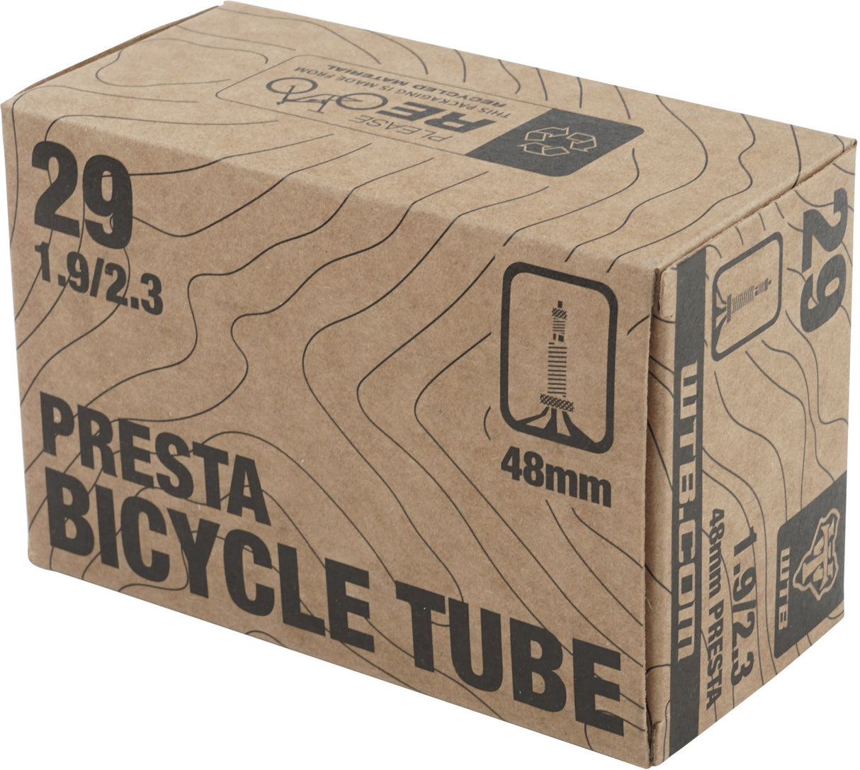 Tube Presta 29 x 1.9/2.3, 33 mm Valve