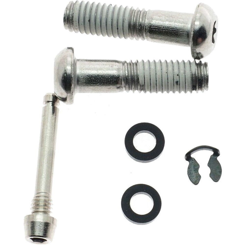 Zestaw montażowy zacisku hamulcowego SRAM – śruby, klips, uszczelki, pin do klocków | Ride Hub