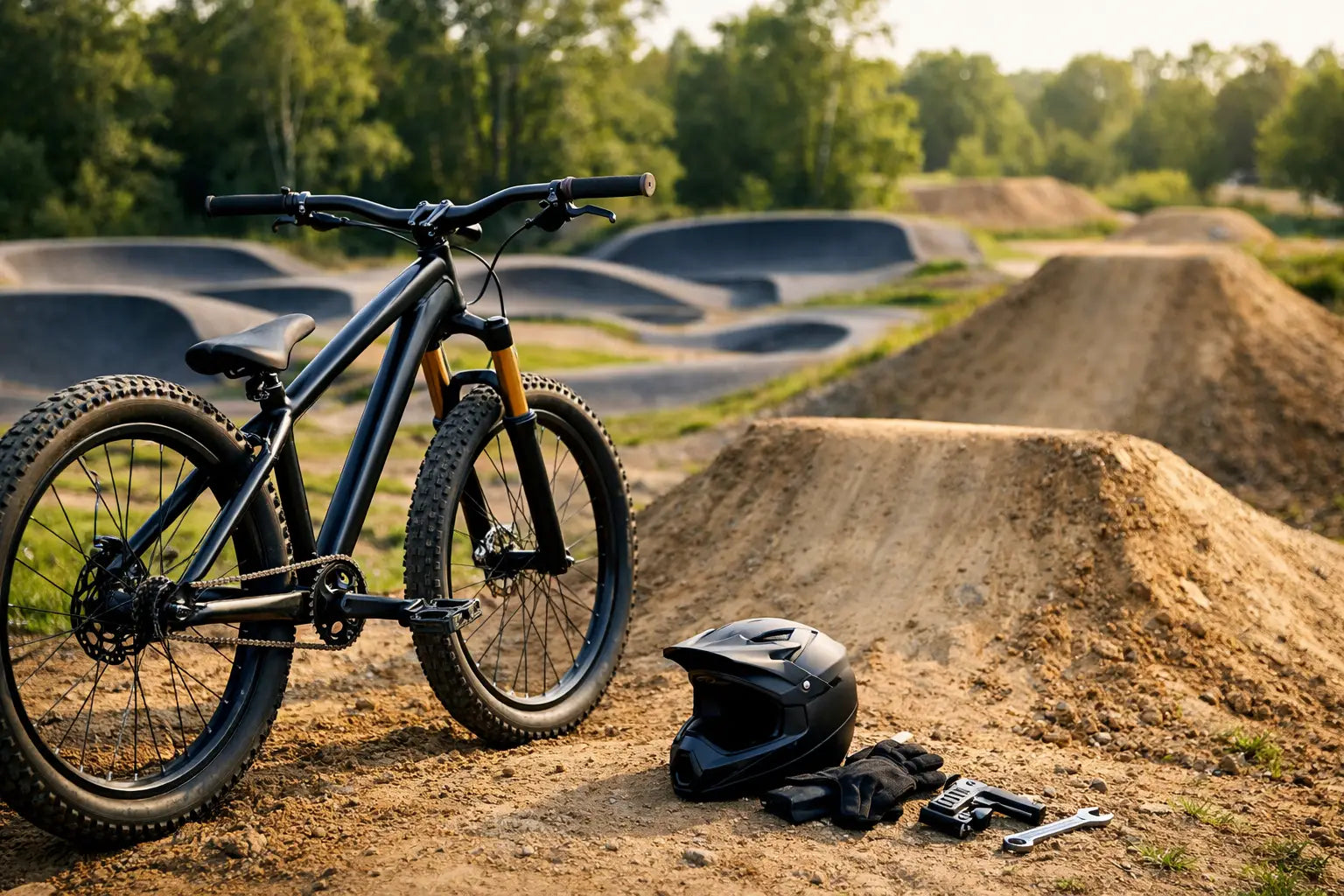 Konfiguracja dirt jump pod pumptrack