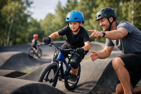 Jak nauczyć dziecko jazdy na pumptracku?