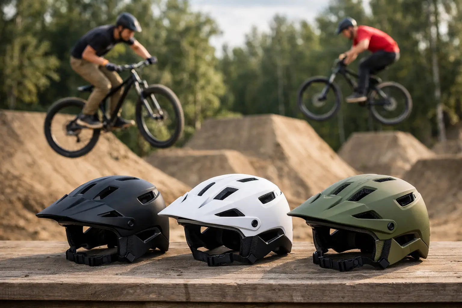 Najlepsze kaski otwarte MTB do dirt jumpu