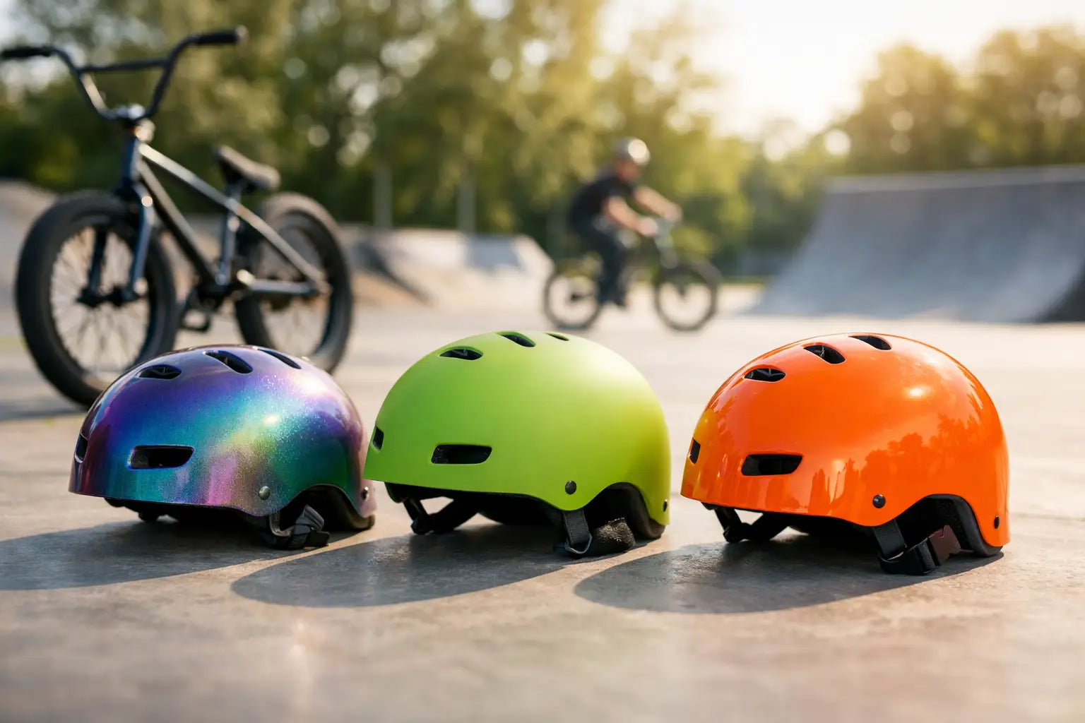 Modne kolory kasków BMX - co teraz działa