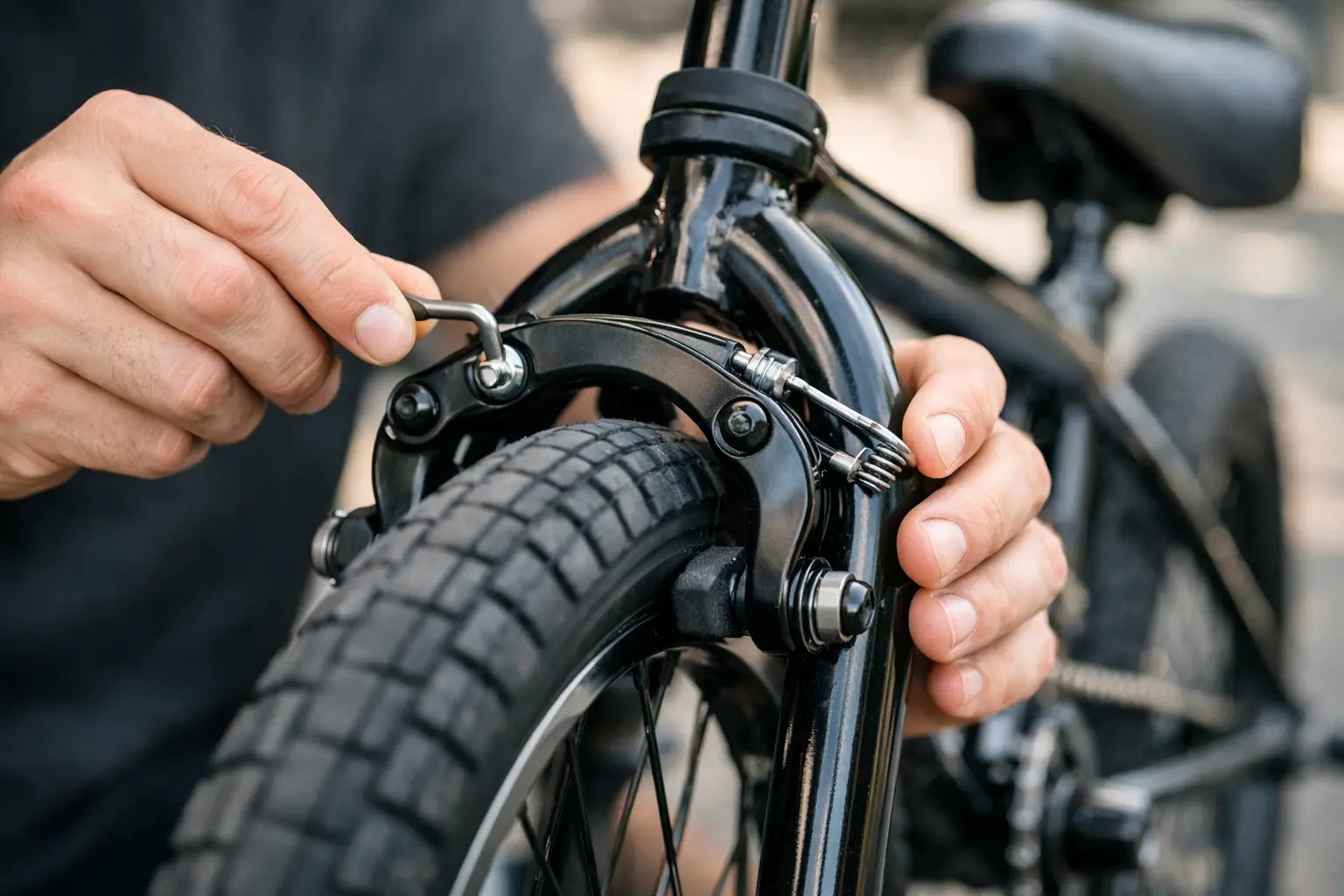 Jak ustawić hamulec U-brake w BMX