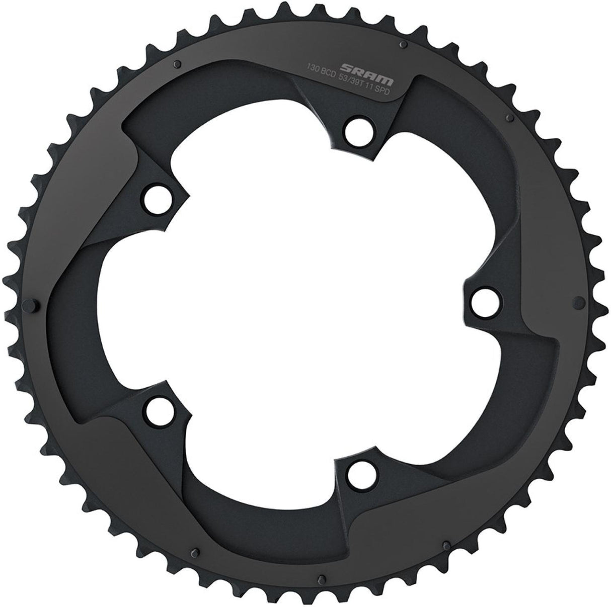 Chain Ring Road Red B2 X-Glide 52T Yaw 11 Speed S2 110 Alum 5mm Blast Black 2-Pi
