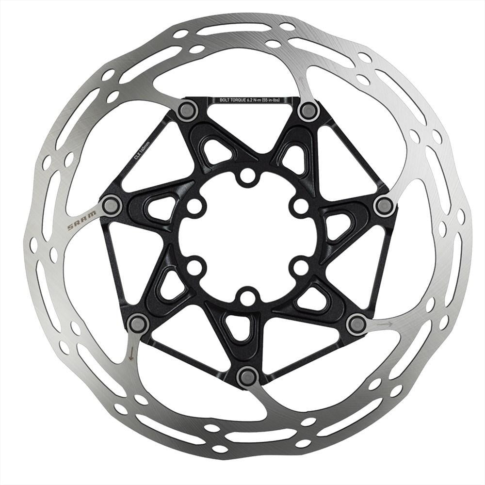 Rotor Centerline 2 Piece 140mm Black (includes Ti rotor bolts) Rounded