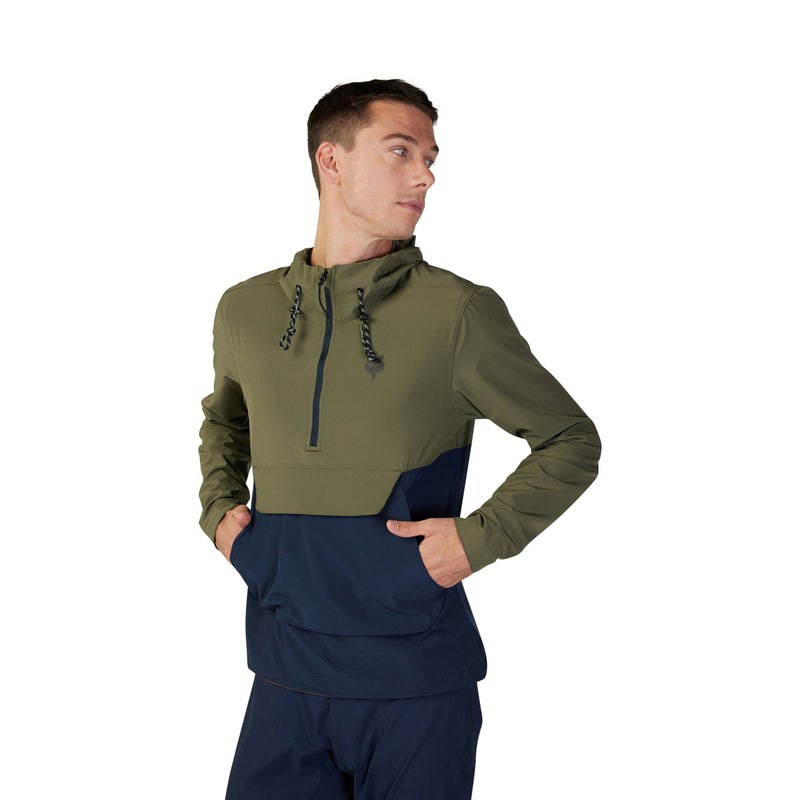 Kurtka Przeciwdeszczowa Fox Ranger Wind Pullover Olive Green