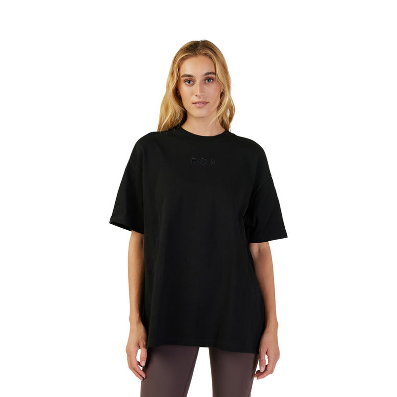 T-Shirt Fox Lady Wordmark Os Black