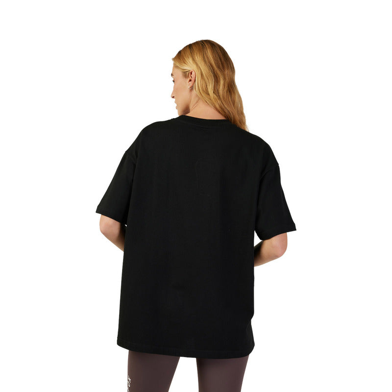 T-Shirt Fox Lady Wordmark Os Black