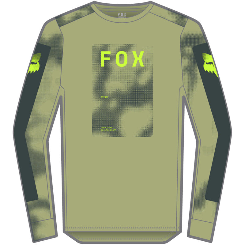 Koszulka Rowerowa Z Długim Rękawem Fox Ranger Taunt Pl Grn | RideHub