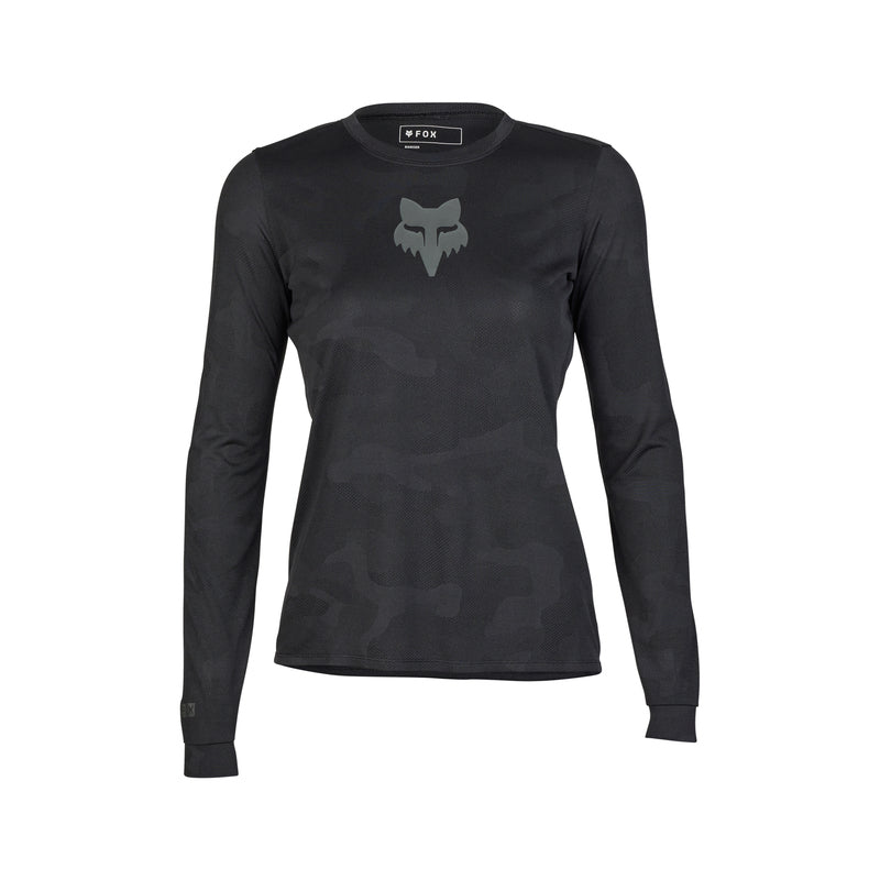Koszulka Rowerowa Z Długim Rękawem Fox Lady Ranger TruDri Black | RideHub
