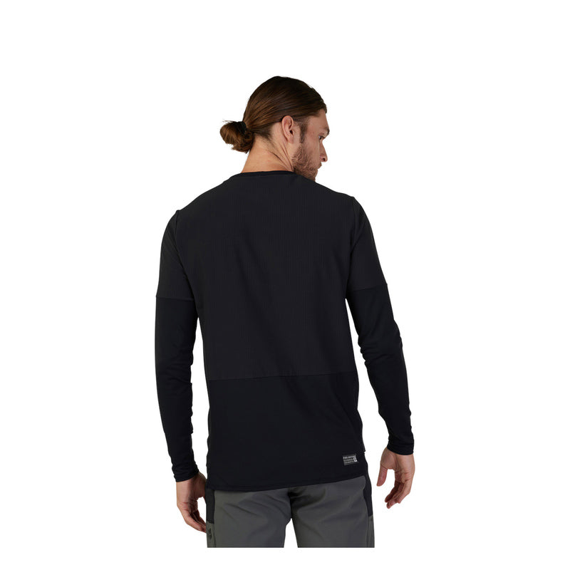 Koszulka Rowerowa Z Długim Rękawem Fox Defend Thermal Black | RideHub