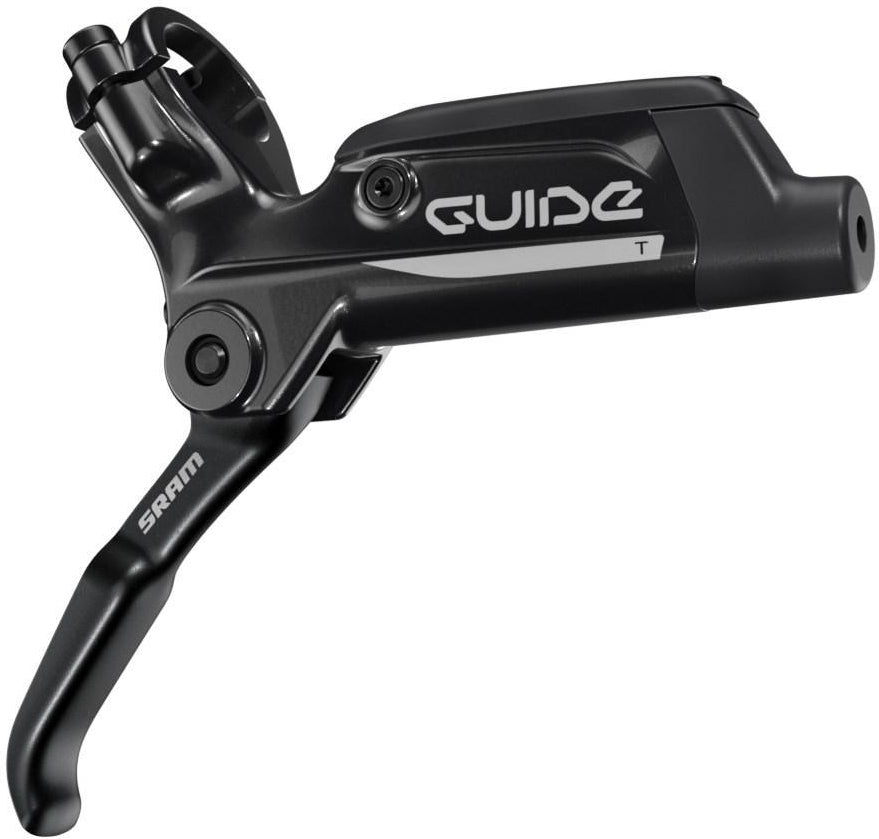 Disc Brake Guide T (Tooled)  Aluminum Lever Gloss Black Rear 1800mm Hose (Rotor/