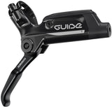 Disc Brake Guide T (Tooled)  Aluminum Lever Gloss Black Rear 1800mm Hose (Rotor/