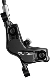 Disc Brake Guide T (Tooled)  Aluminum Lever Gloss Black Rear 1800mm Hose (Rotor/