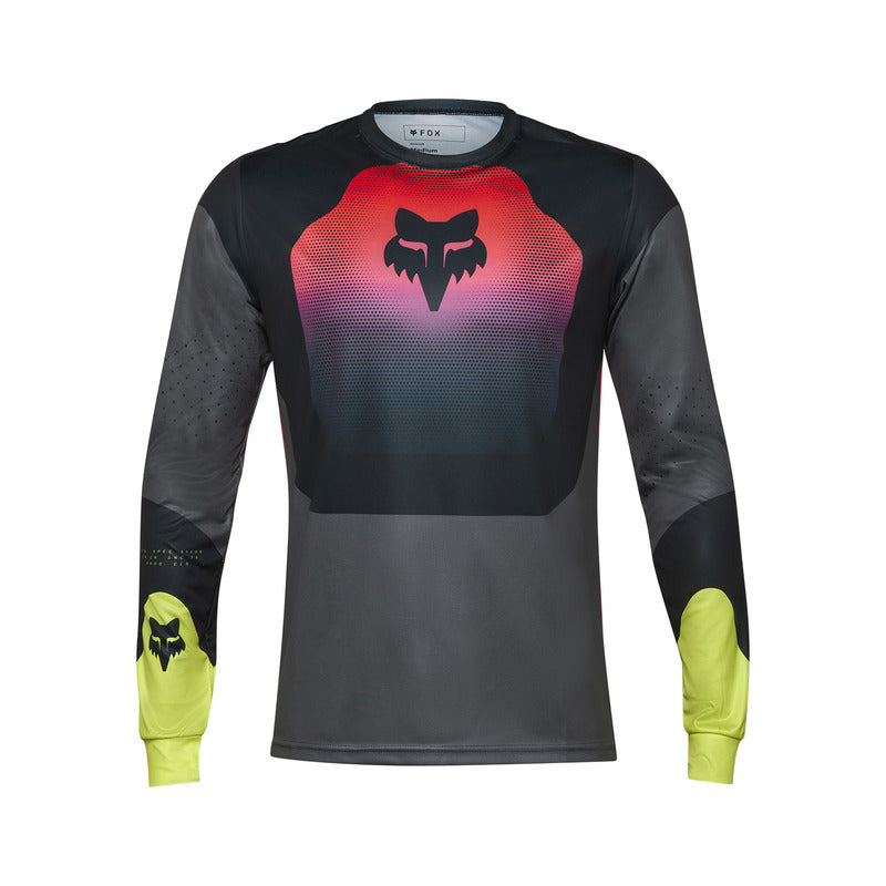 Koszulka Rowerowa Z Długim Rękawem Fox Ranger Revise Black/Pink | RideHub