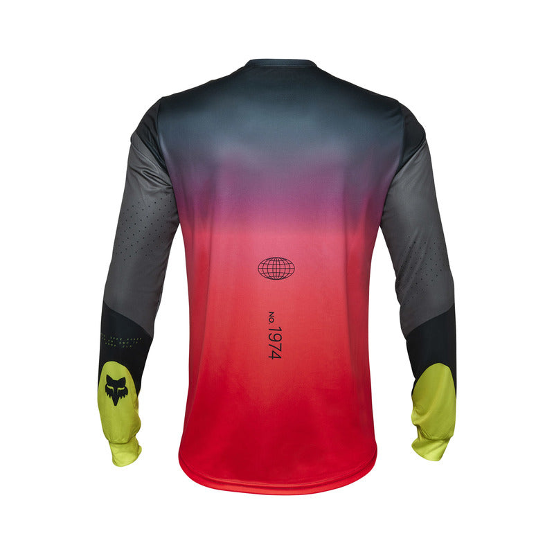 Koszulka Rowerowa Z Długim Rękawem Fox Ranger Revise Black/Pink | RideHub