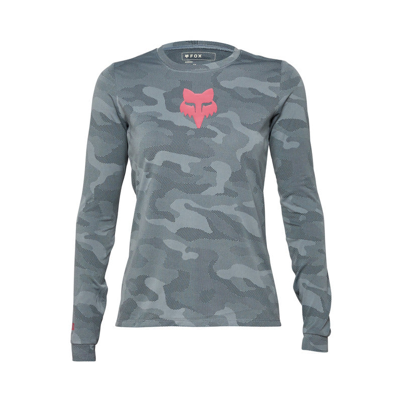 Koszulka Rowerowa Z Długim Rękawem Fox Lady Ranger Tru Dri Cloud Grey | RideHub