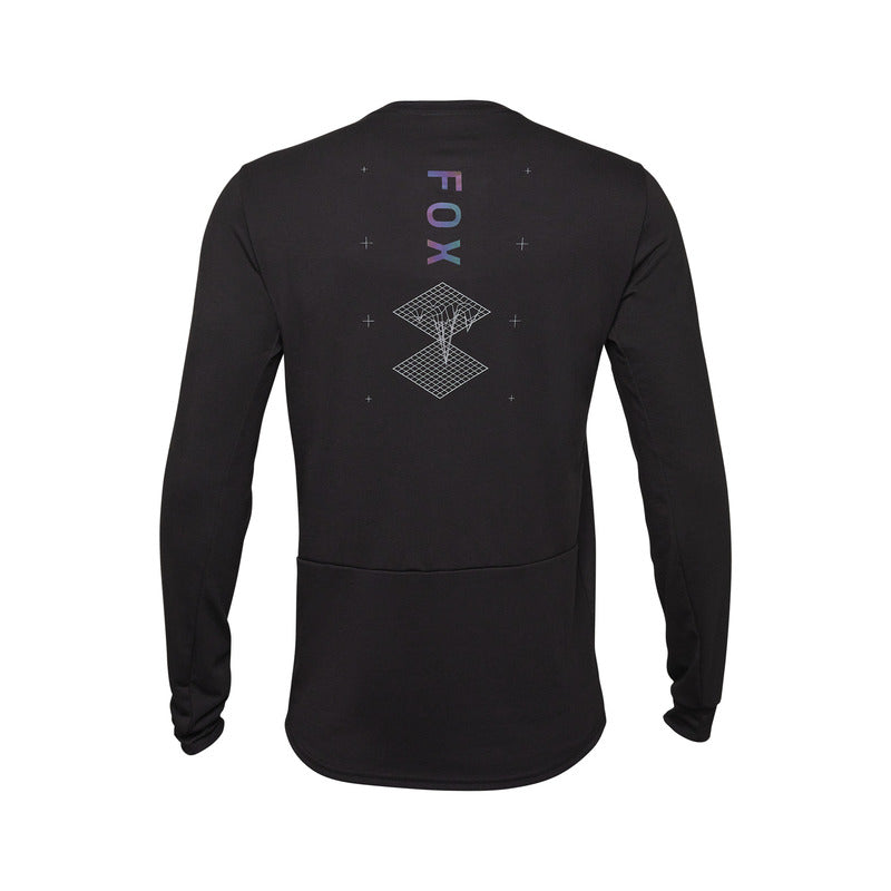 Koszulka Rowerowa Z Długim Rękawem Fox Ranger Dr Md Lunar Black | RideHub