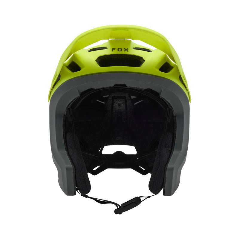 Kask Rowerowy Fox Dropframe Pro Runn Fluo Yellow