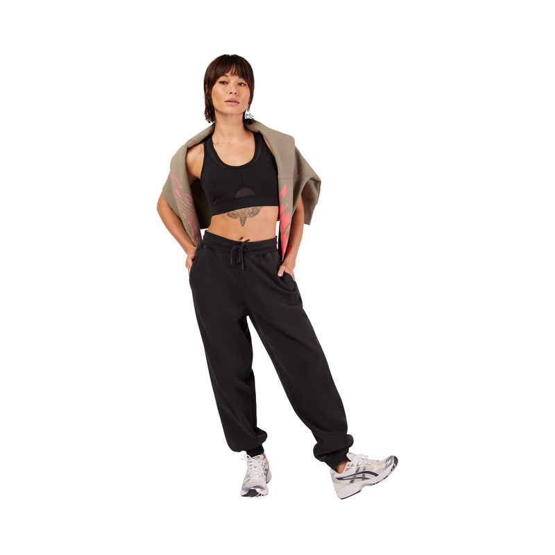 Spodnie Fox Lady Wordmark Fleece Jogger Black | RideHub