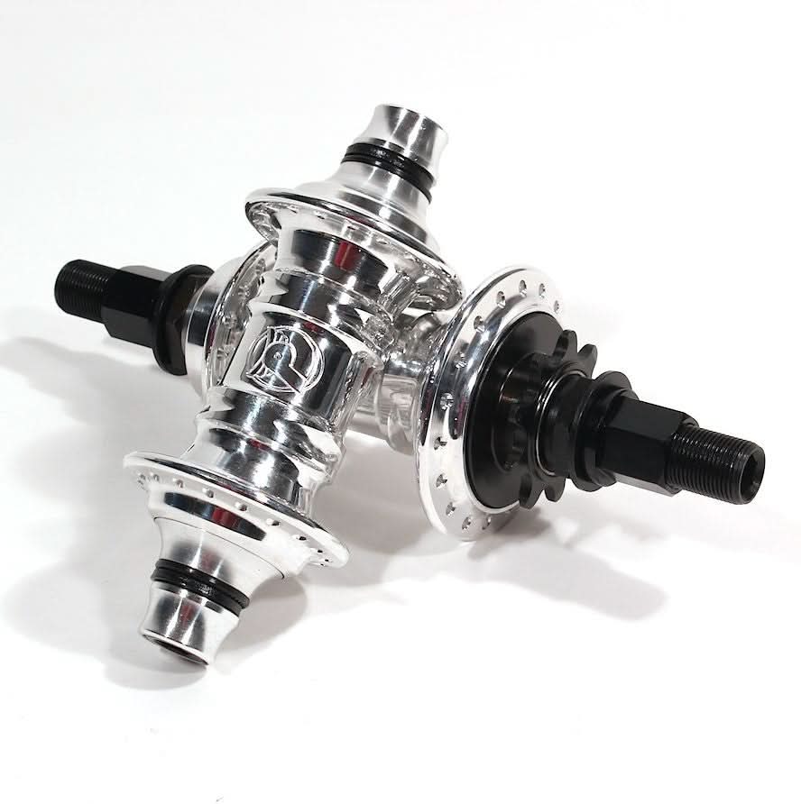 Zestaw piast BMX Profile Mini Hubset Silver| RideHub