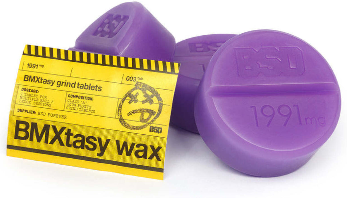 Wosk BMX BSD BMXTASY Grind Wax – zestaw 3 wosków do grindowania | Ride Hub