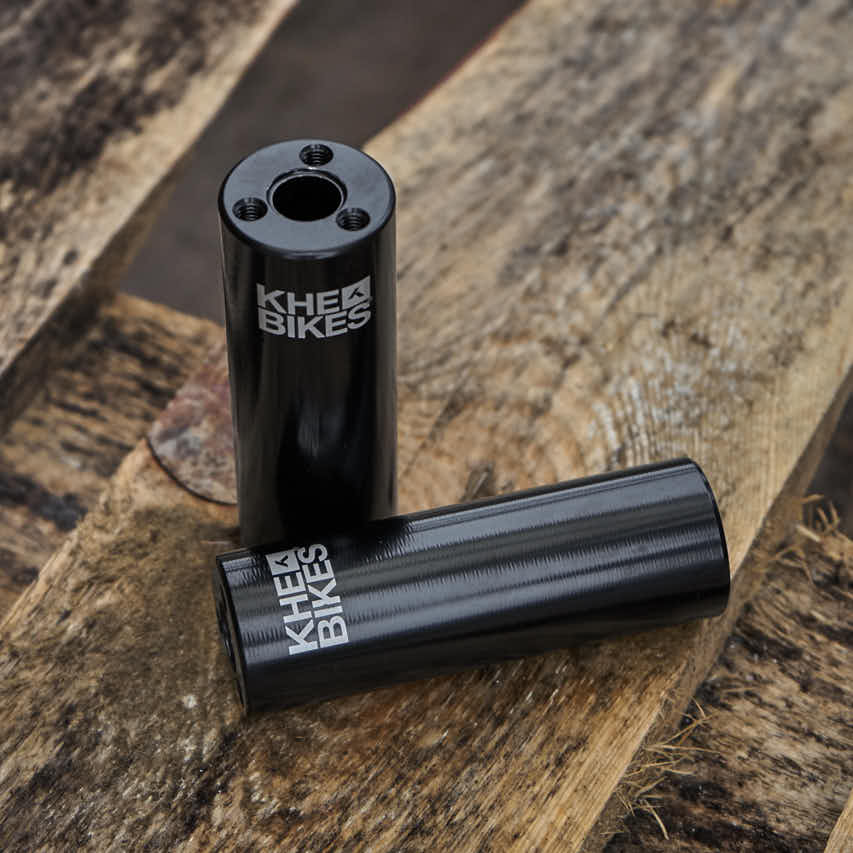 Pegi BMX KHE LASER PRO – Czarny – 10mm / 14mm (1 Para) | RideHub