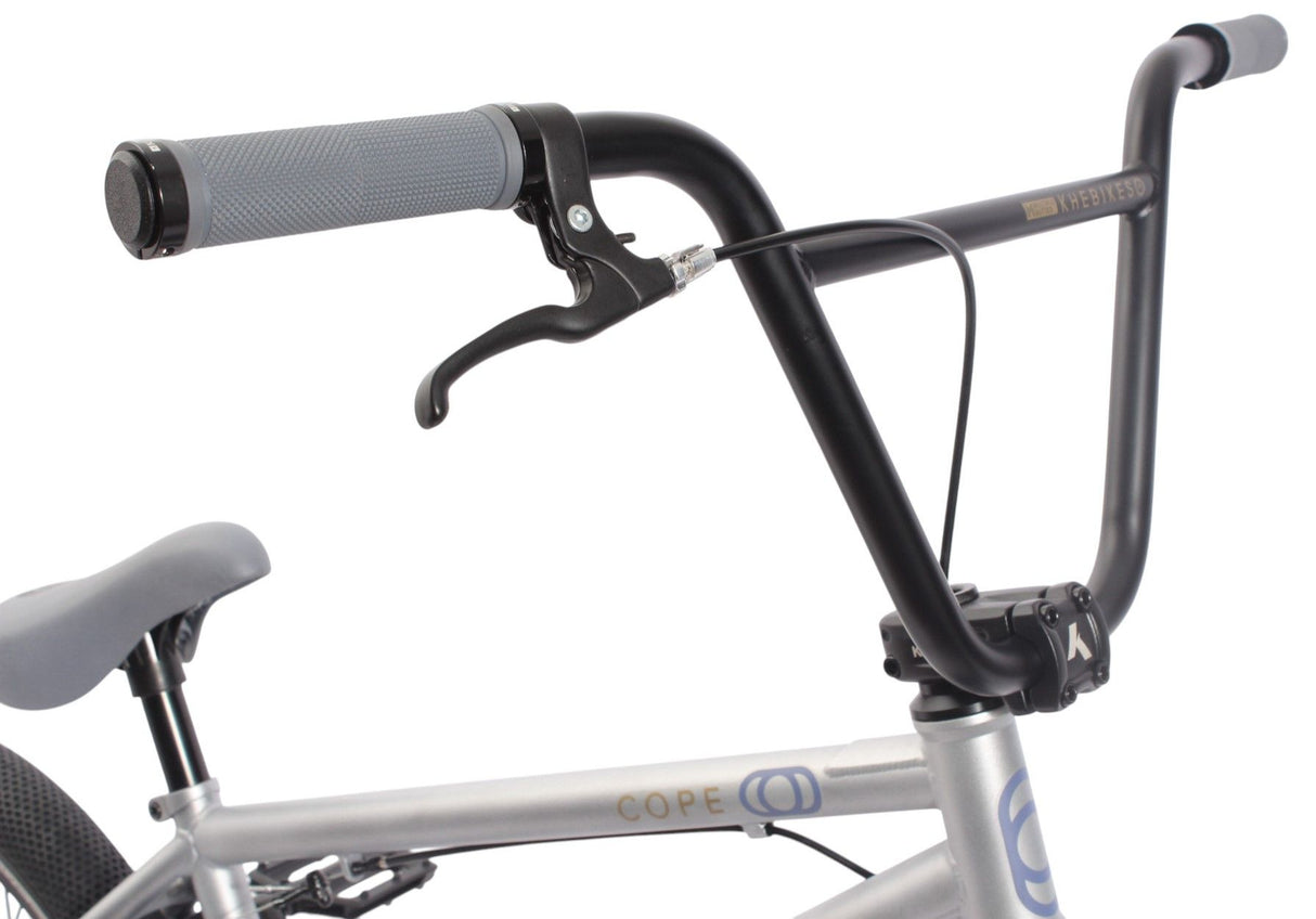Rower BMX KHE Cope 20" Flat Silver / Matt Black | RideHub