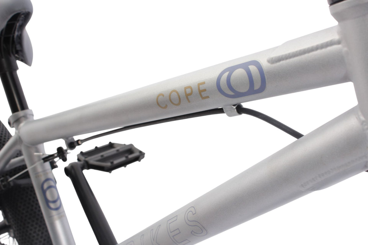 Rower BMX KHE Cope 20" Flat Silver / Matt Black | RideHub