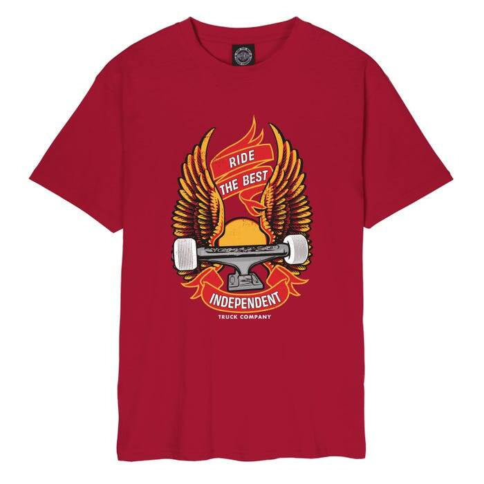 Koszulka Independent Ride Free Cardinal | RideHub