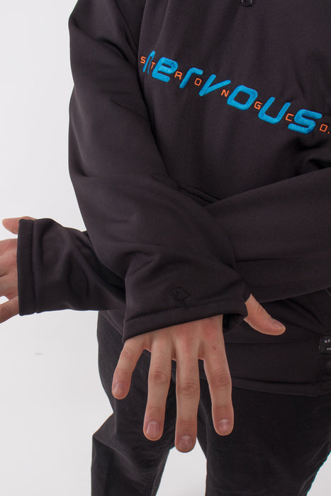 Bluza z Kapturem Nervous SL Tech Black | RideHub