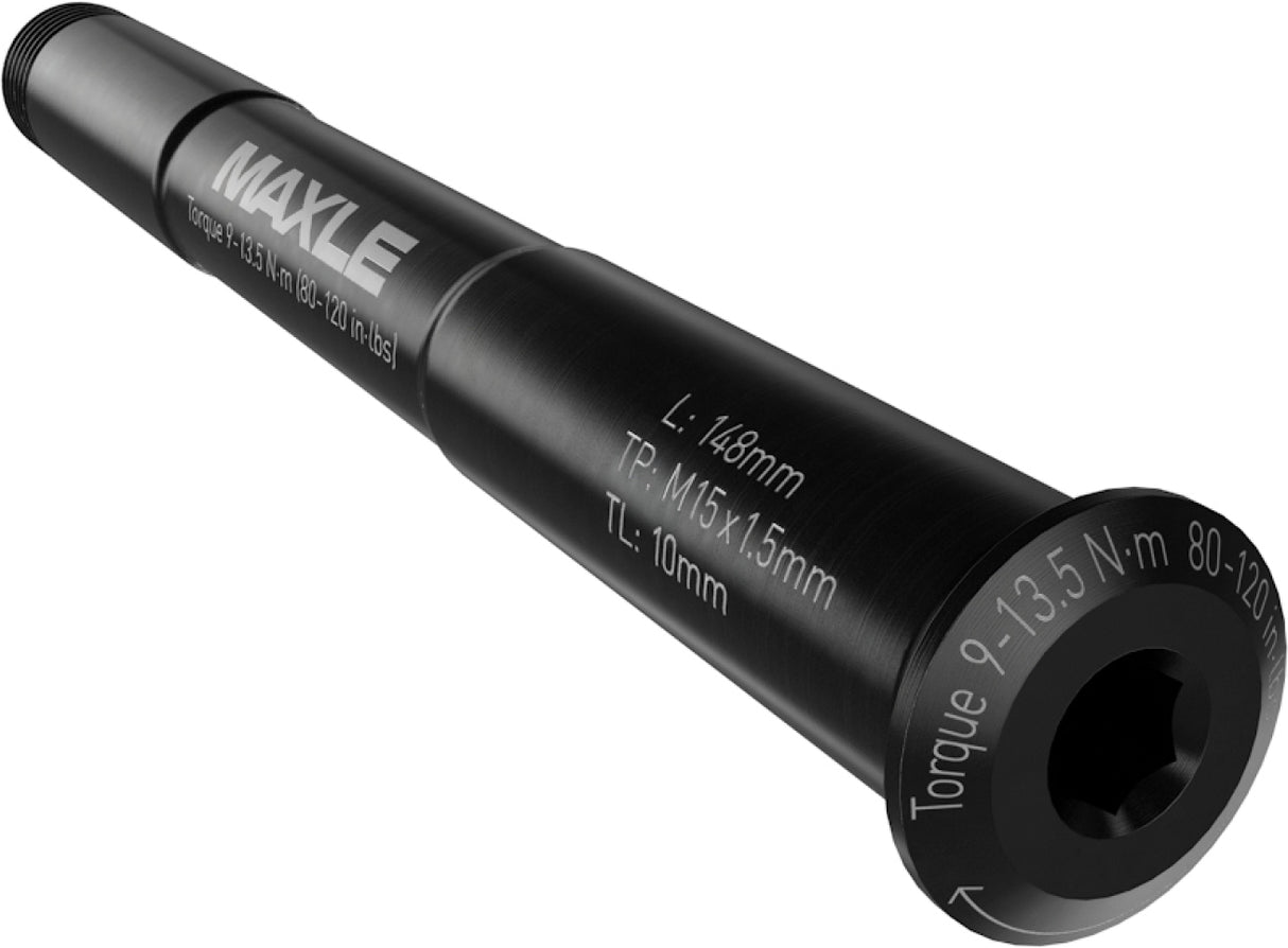 Oś przednia RockShox Maxle Stealth | 12x100 mm | 134 mm | Gwint 9 mm | M12x1.50 | Rudy | RideHub