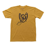 Koszulka S&M Bikes Shovel Shield T-Shirt Mustard | RideHub