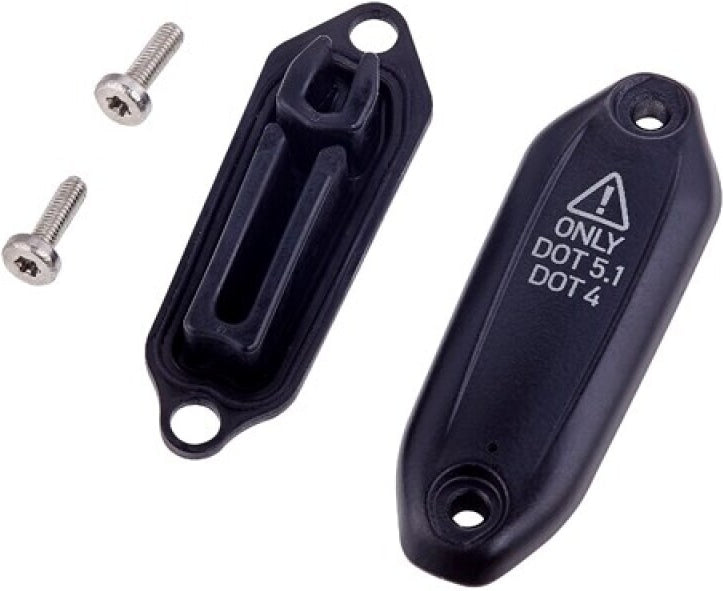 DISC BRAKE LEVER RESERVOIR CAP KIT - (INCLUDES RESERVOIR CAP, BLADDER & HARDWARE