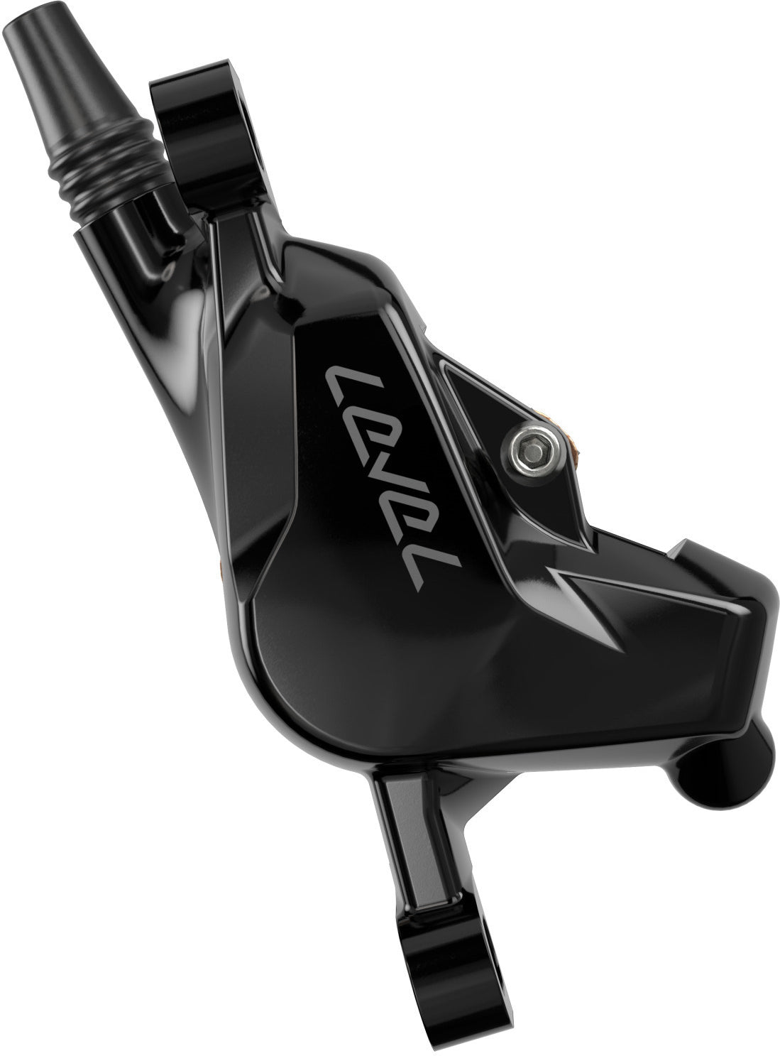 SRAM Bremse Level Silver Stealth - vorne schwarz, 950mm Leitung, 2 Kolben ohne Rotor/Adapter