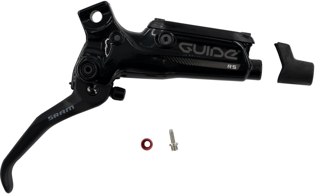 DISC BRAKE LEVER ASSEMBLY - ALUMINUM LEVER (ASSEMBLED, NO HOSE, INCLUDES BARB &