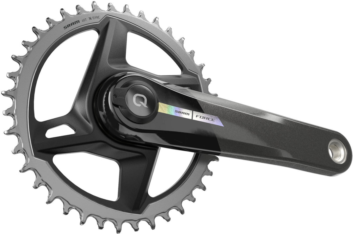 SRAM Kurbelgarnitur Quarq Force 1x AXS 40T DM, 165mm, Achsmessung ohne Innenlager, DUB