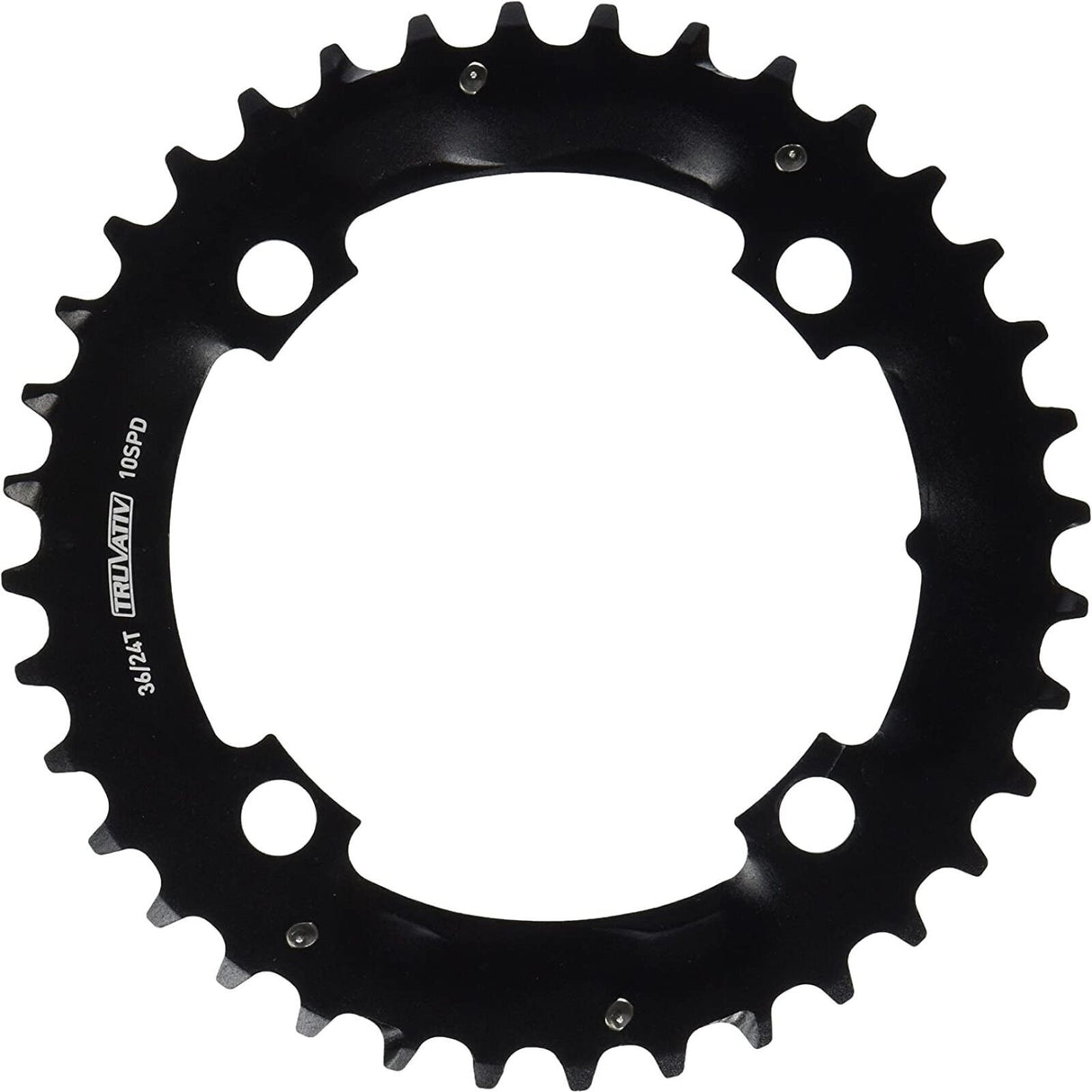 CHAIN RING MTB 36T 104 S1 AL3 2X10 BLAST BLACK (SPECIALIZED 36/24)