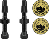 TCS AL Black Presta Valve 34mm 2pcs